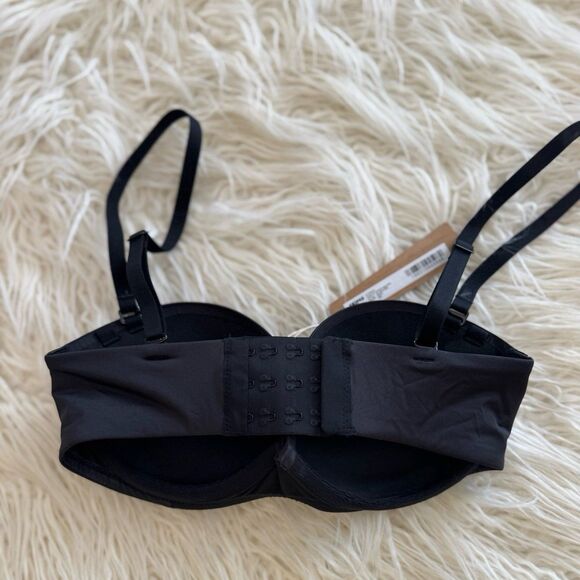 Skims Ultimate Push Up Strapless Bra Onyx Size 30D - Picture 4 of 6